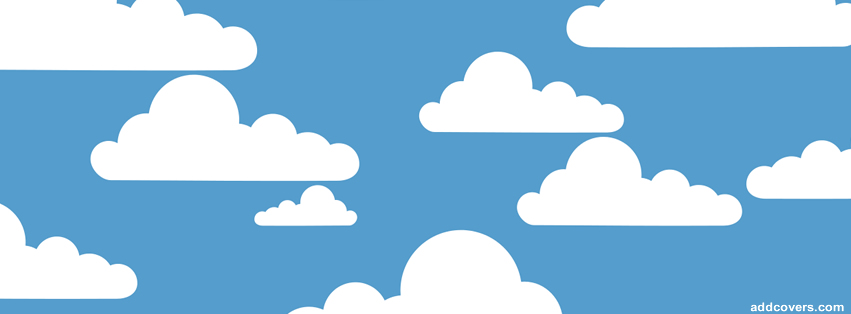 Cartoon Clouds Facebook Covers for Timeline.