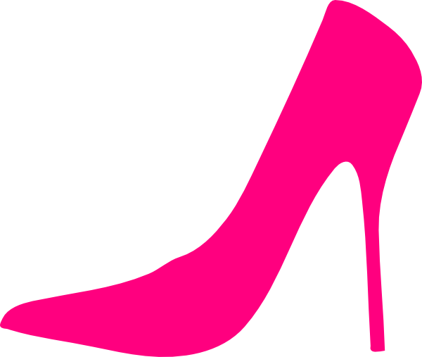 Pink Shoes clip art - vector clip art online, royalty free ...