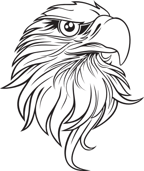 Printable Eagle Outline Printable Blank World
