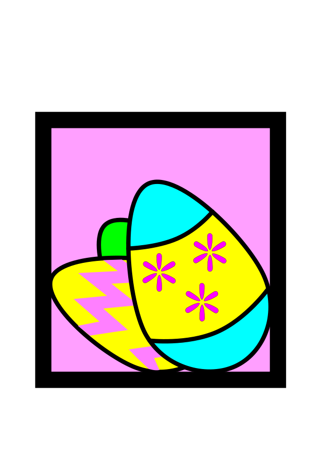Easter Eggs SVG Vector file, vector clip art svg file