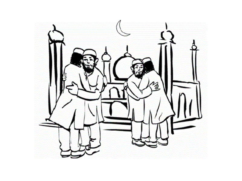 Eid Coloring Pages (2) | Coloring Kids