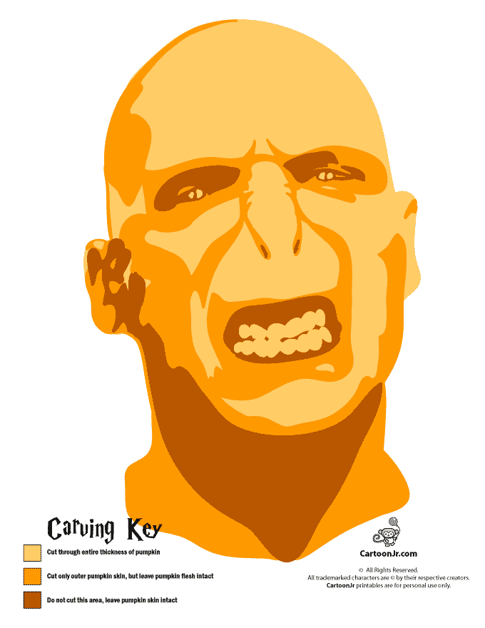 Lord Voldemort Pumpkin Carving | Cartoon Jr.