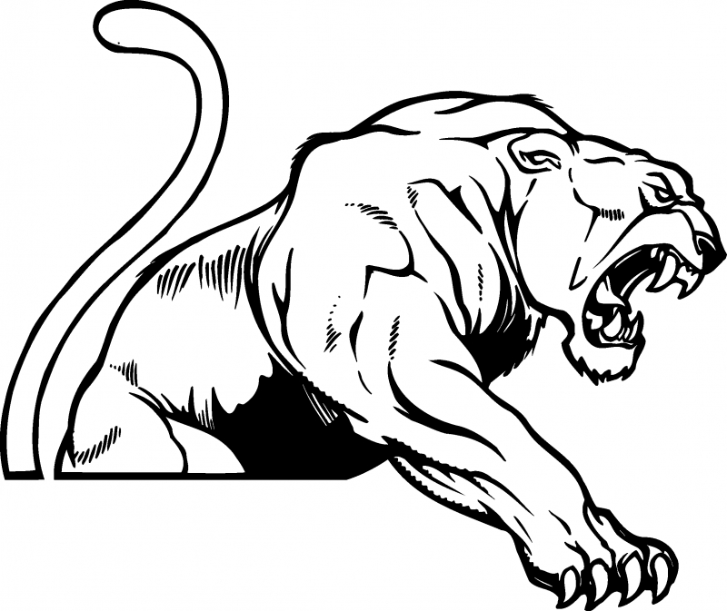 Panther Clip Art Mascots
