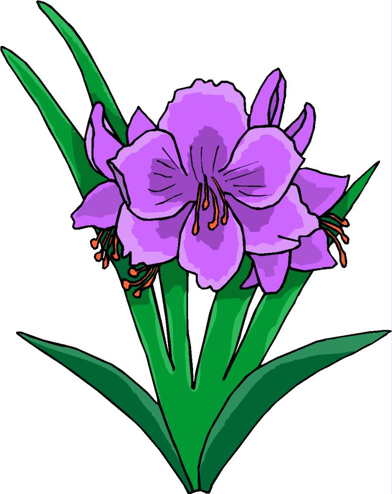 Free Purple Flower Clip Art Cliparts.co
