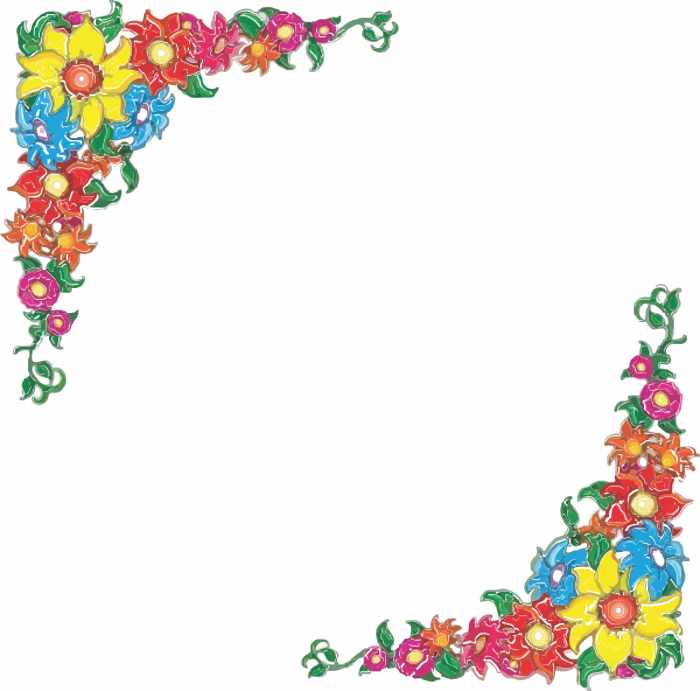 Flower Border Clip Art Hd Images 3 HD Wallpapers | lzamgs.