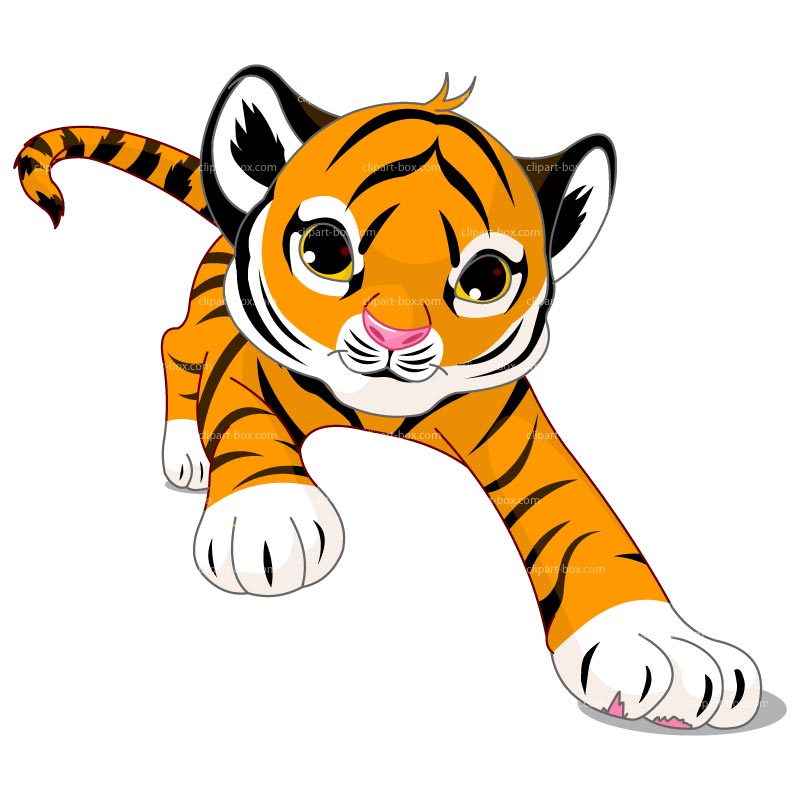 Cute Tiger Clipart Black And White | Clipart Panda - Free Clipart ...