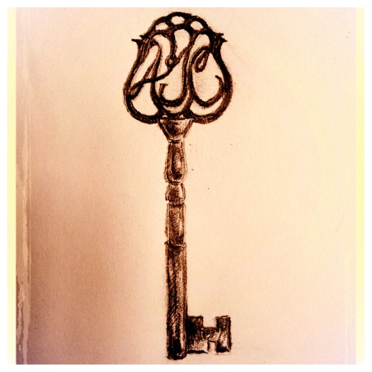 initials in skeleton key | Tattoo Love | Pinterest