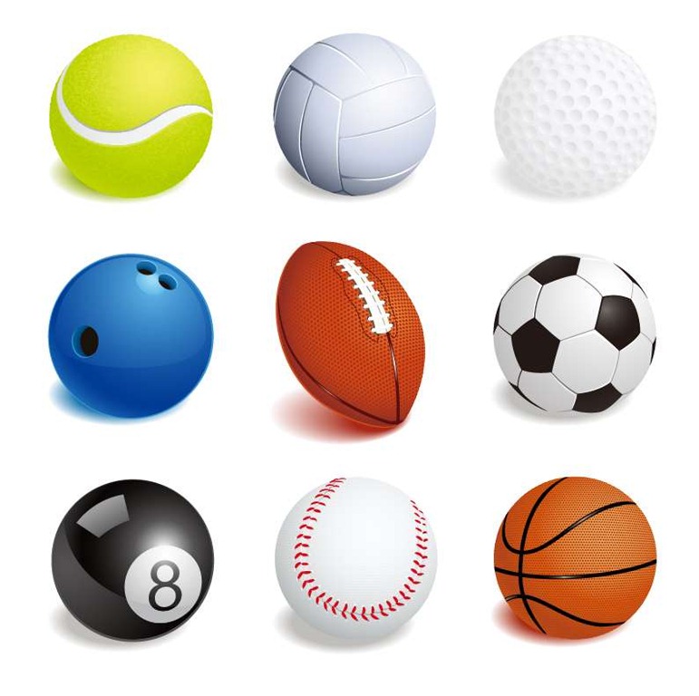 Vector Illustration of Sport Balls | Free Vector Graphics | All ...