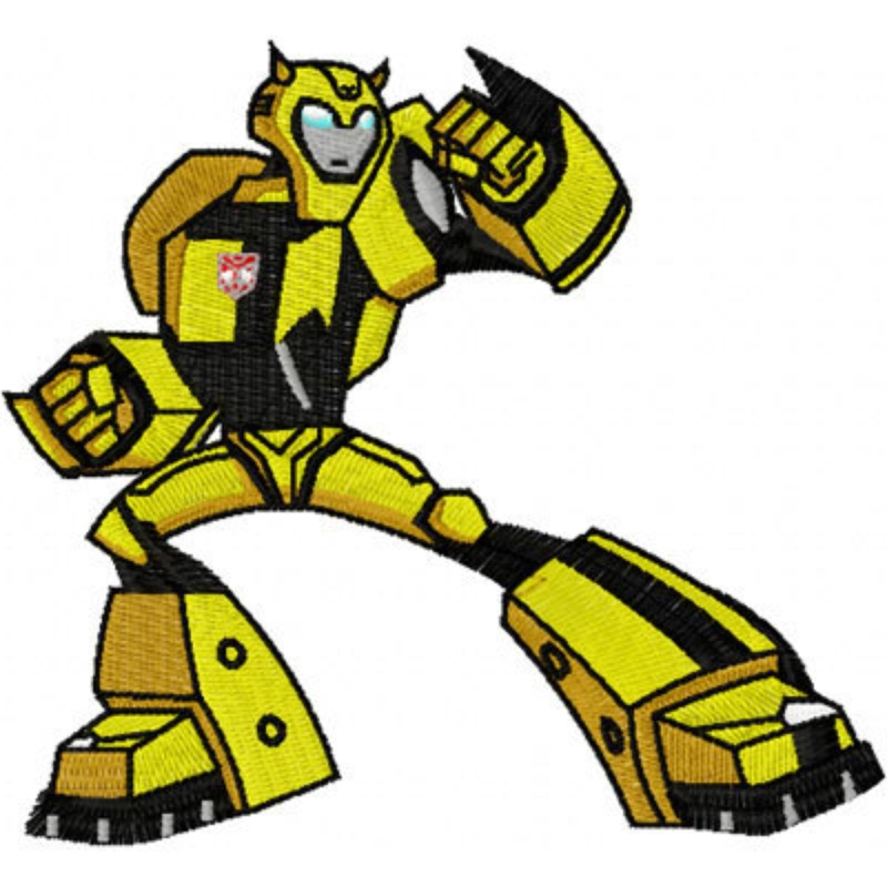 Bumblebee Transformer Machine Embroidery Design In 4 Sizes - Must ...