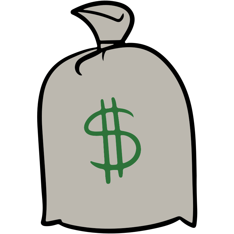 Free to Use & Public Domain Money Bag Clip Art