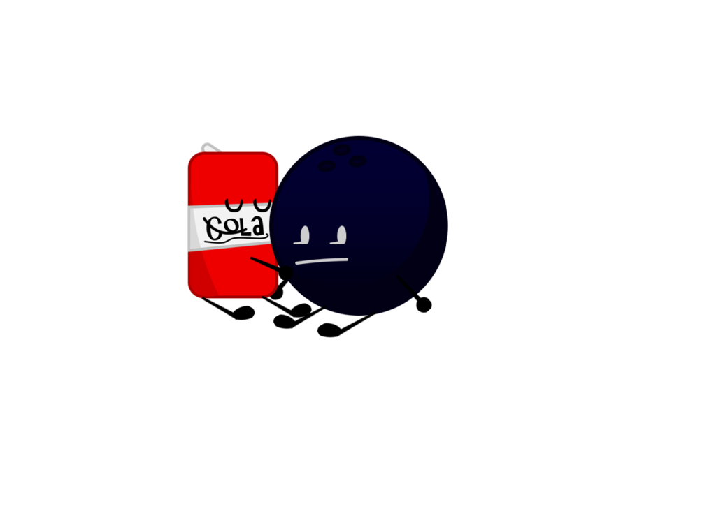 Cola And Bowling Ball. by ObjectChaosFan123 on deviantART