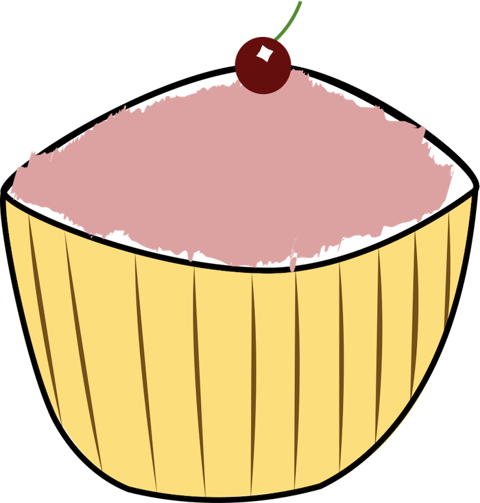 Pin Red Cuppycake Clip Art Vector Online Royalty Free Cake on ...