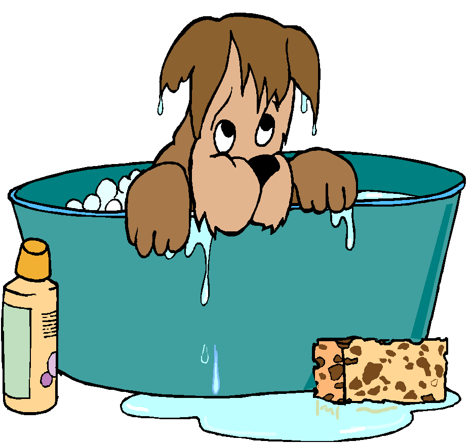 clipart dog bath - photo #21