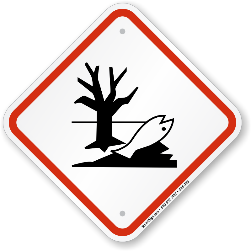 Global Harmonized System Dangerous For Environment Sign, SKU: GHS ...