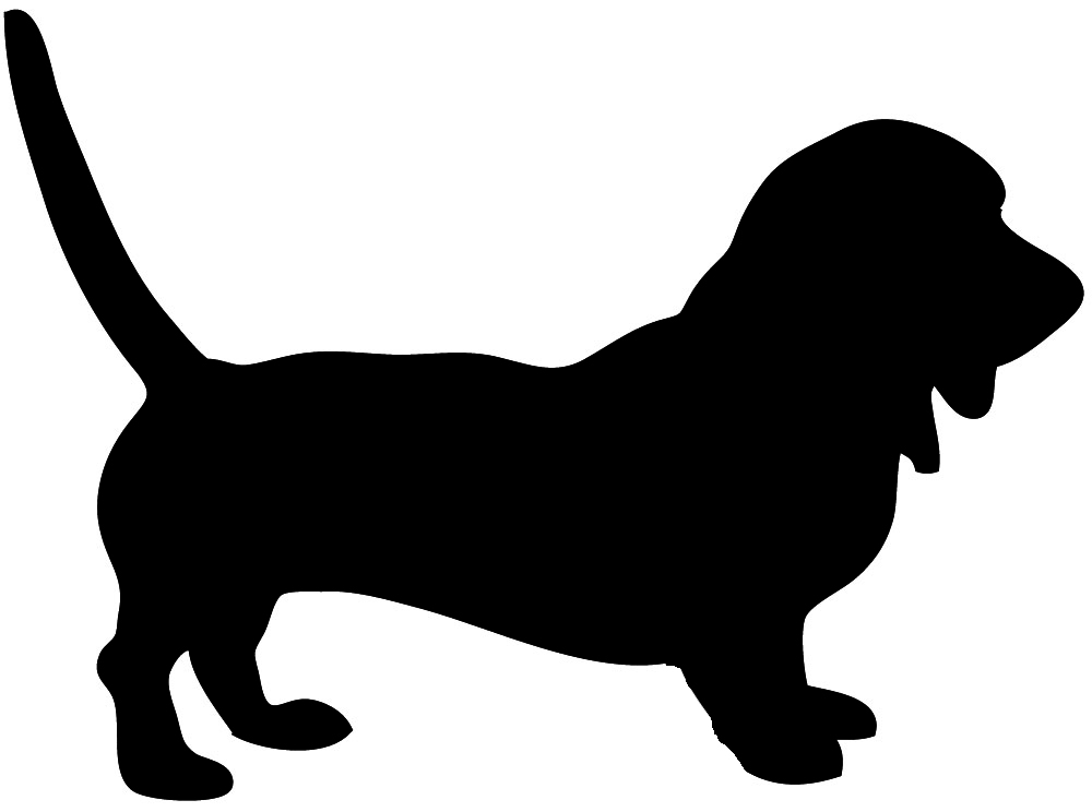 clipart dog silhouette - photo #7