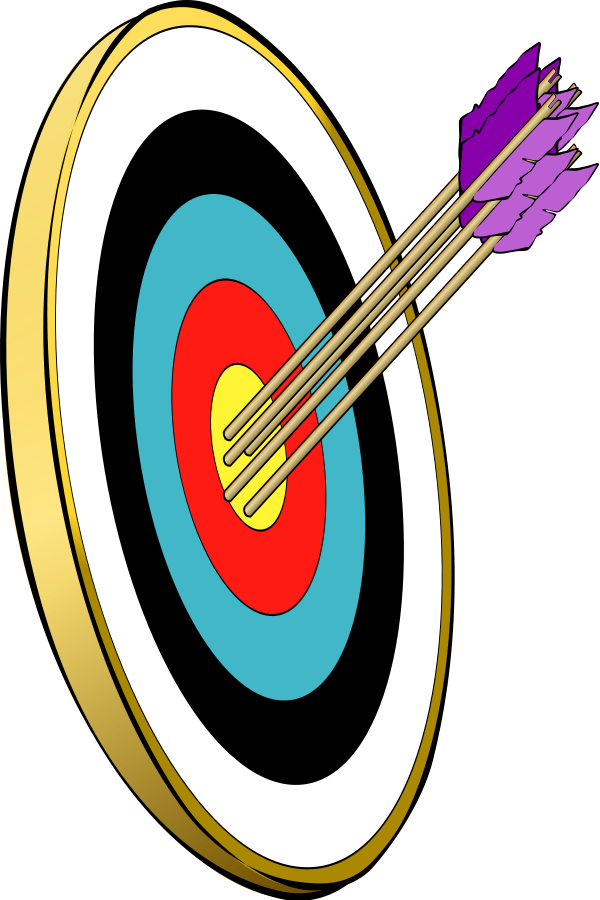 Arrows and target Clipart, vector clip art online, royalty free ...