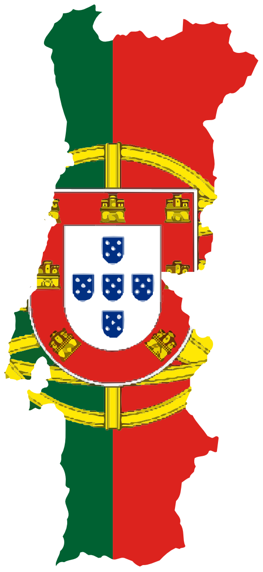 Flag Map of Portugal Drapeau Bandiera Bandeira Flagga flagartist ...