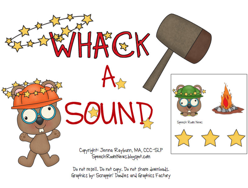 Whack a Sound: K,G,F, S {Freebie Included!)