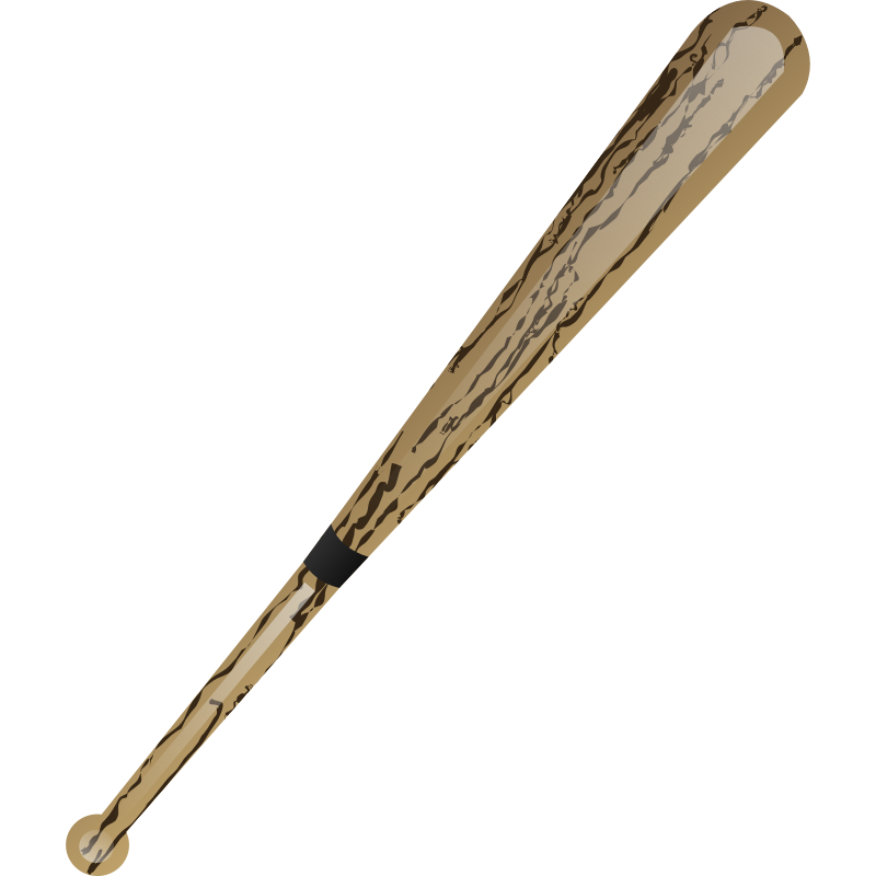 Clipart - Baseball bat