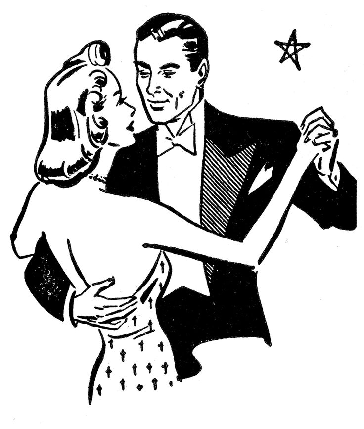 dancing-couple-vintage-GraphicsFairy | dance | Pinterest