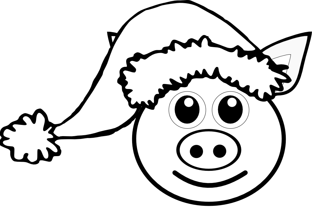 clipartist.net » Clip Art » palomaironique pig face cartoon pink ...