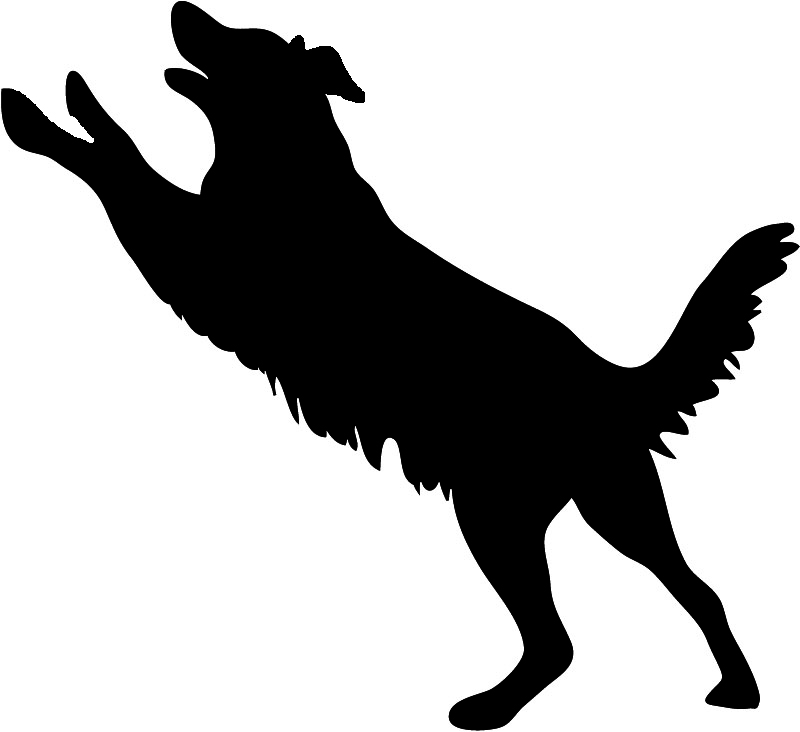 free clipart dog silhouette - photo #23