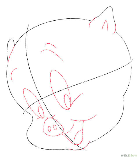 How to Draw Porky Pig: 7 Steps (with Pictures) - wikiHow