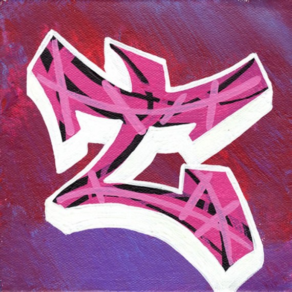 Graffiti letter t