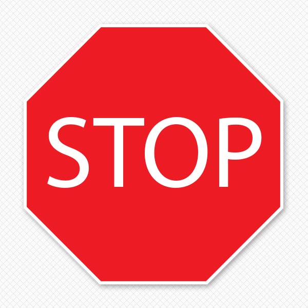 Removable Stop Sign | Sticker Genius
