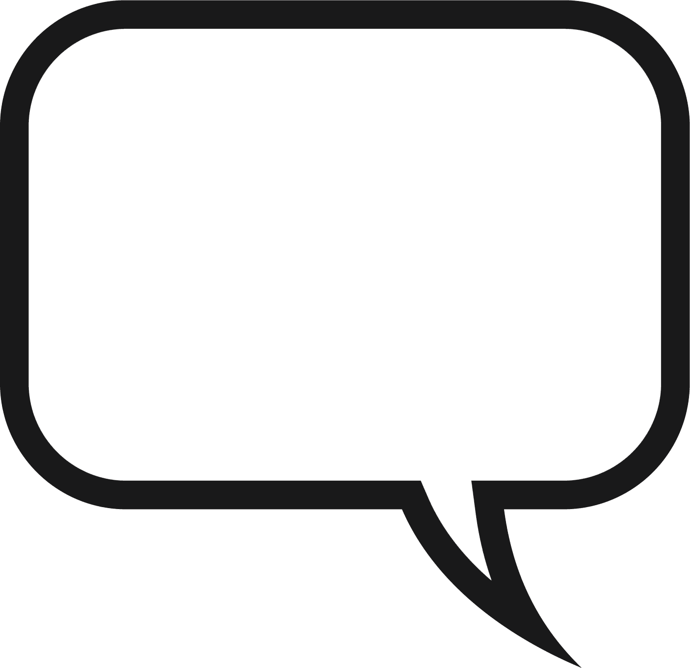 Speech Bubble (transparent) - Cliparts.co