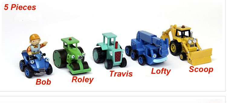 Bob The Builder metal Construction Vehicles Models Bob's Sleigh-in ...