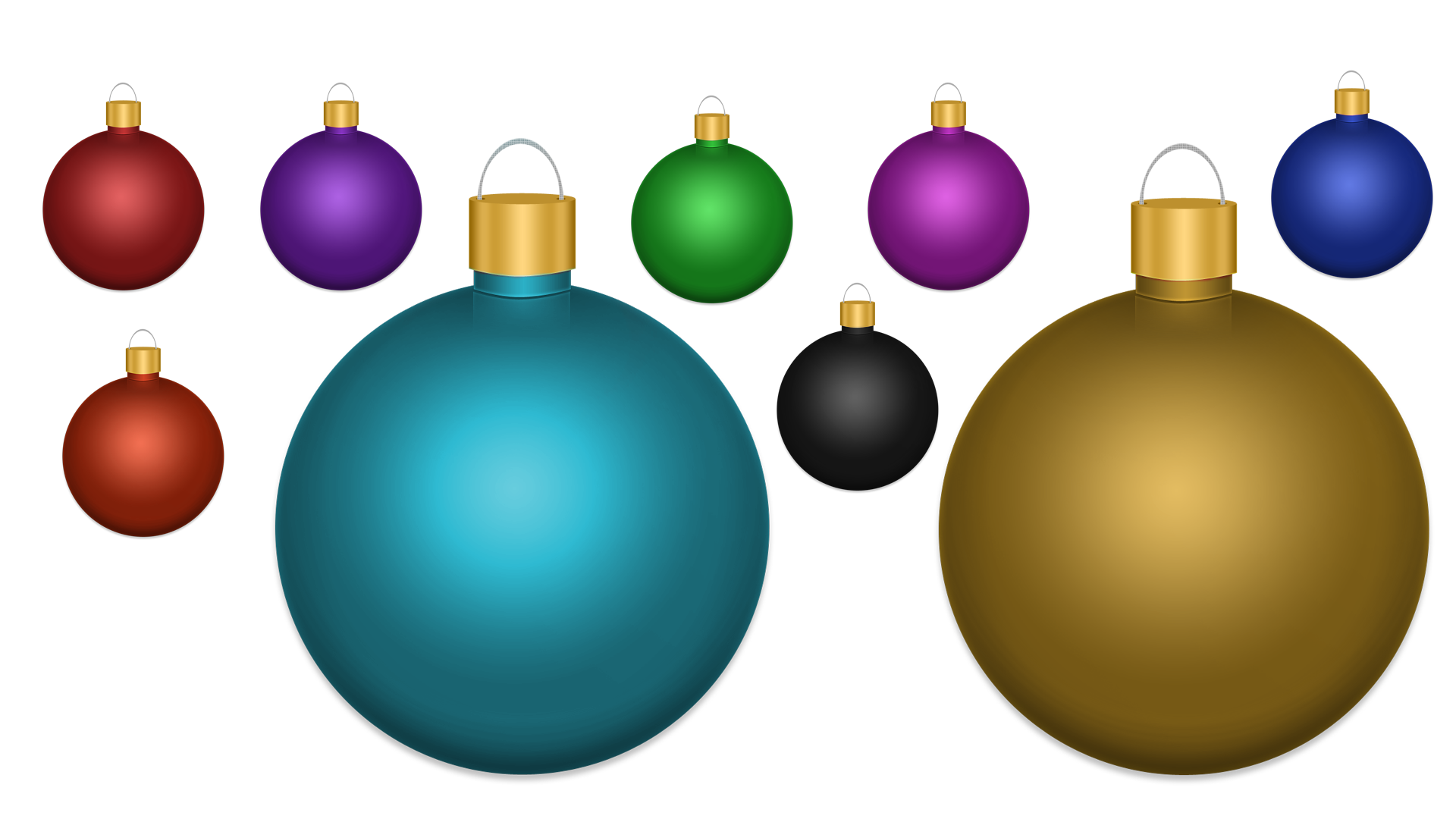 Christmas Tree Ornaments - Cliparts.co
