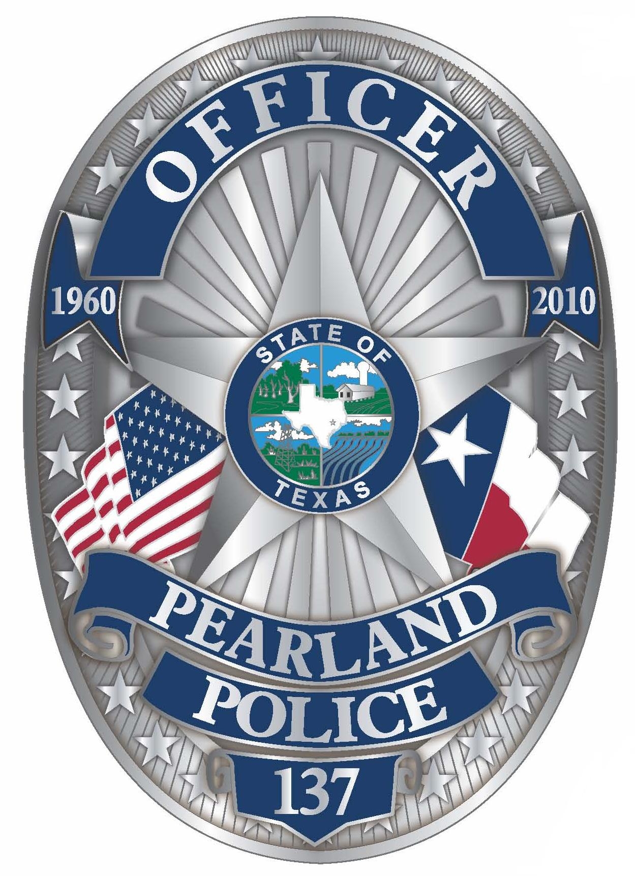 Badge - Pearland Police Badge - partial | ReadyToCut - Vector Art ...