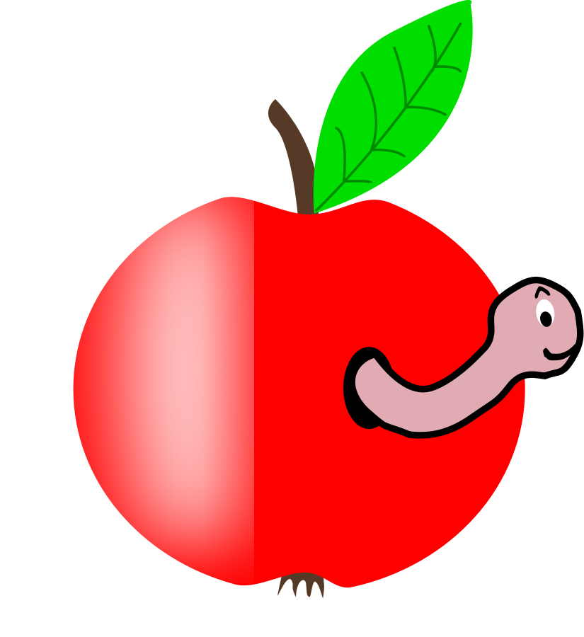 Round Headed Apple Clipart, vector clip art online, royalty free ...