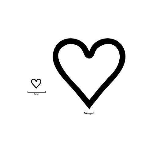 Small Heart Symbol | Metal Pressions