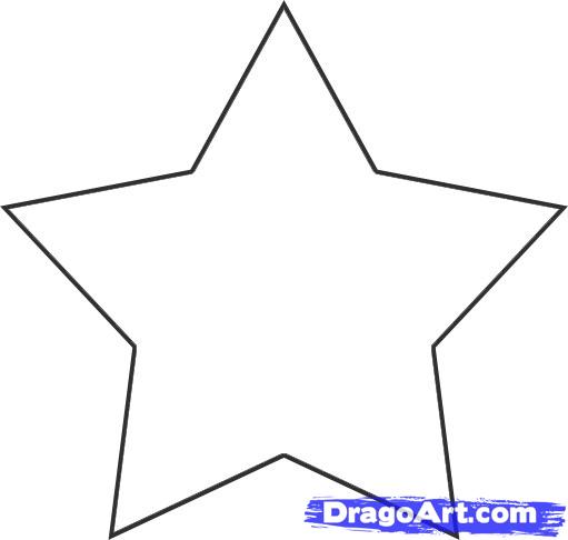 How to Draw an Easy Star, Step by Step, Outer Space, Landmarks ...