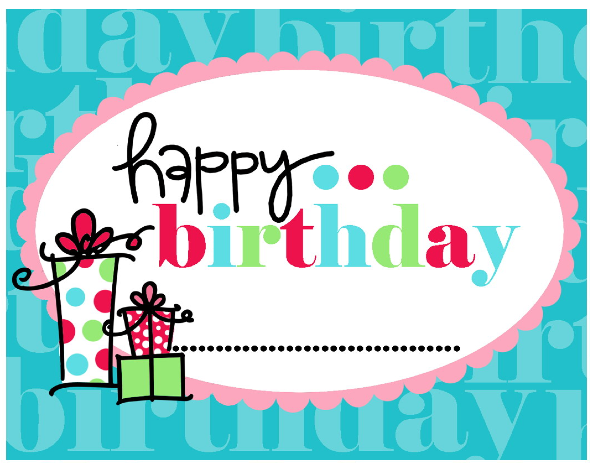 Frugal Life Project: Free Happy Birthday Tags!