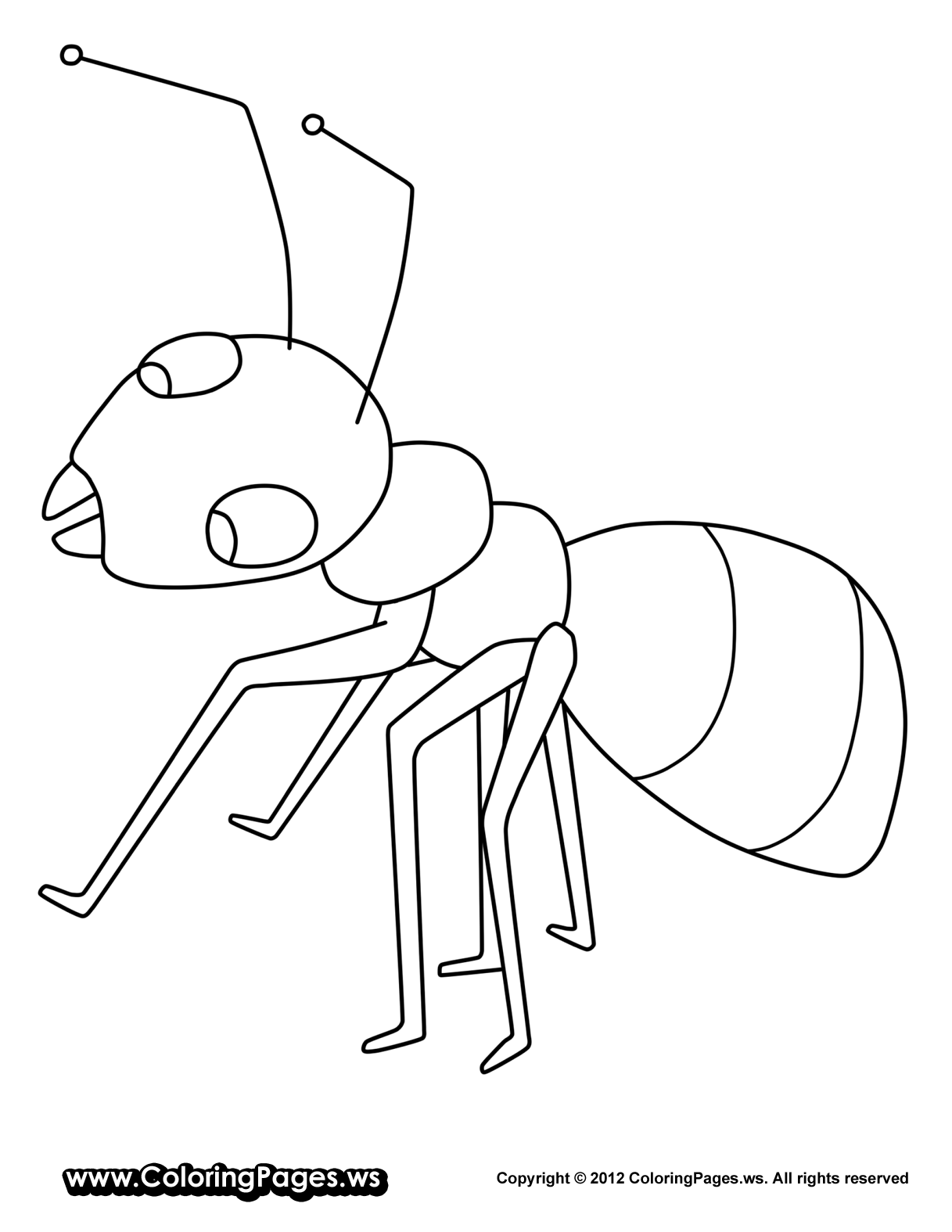 ant coloring page 3 15242200, ant coloring page - Drawing Kids