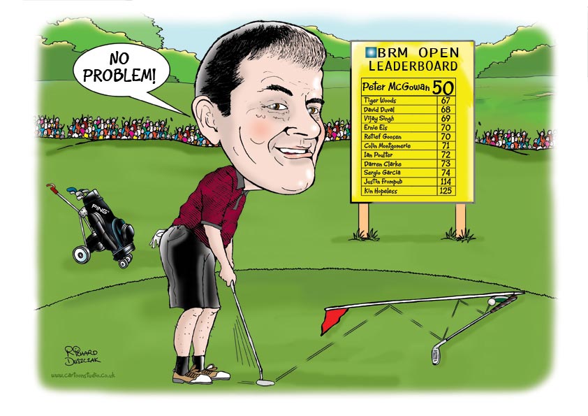 Cartoonist – Golf Cartoons – Golf Day Cartoon Caricatures for ...