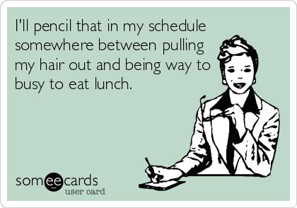 I'll pencil that in my schedule somewhere between pulling my hair ...