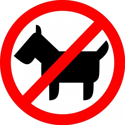 No Dogs clip art Vector clip art - Free vector for free download