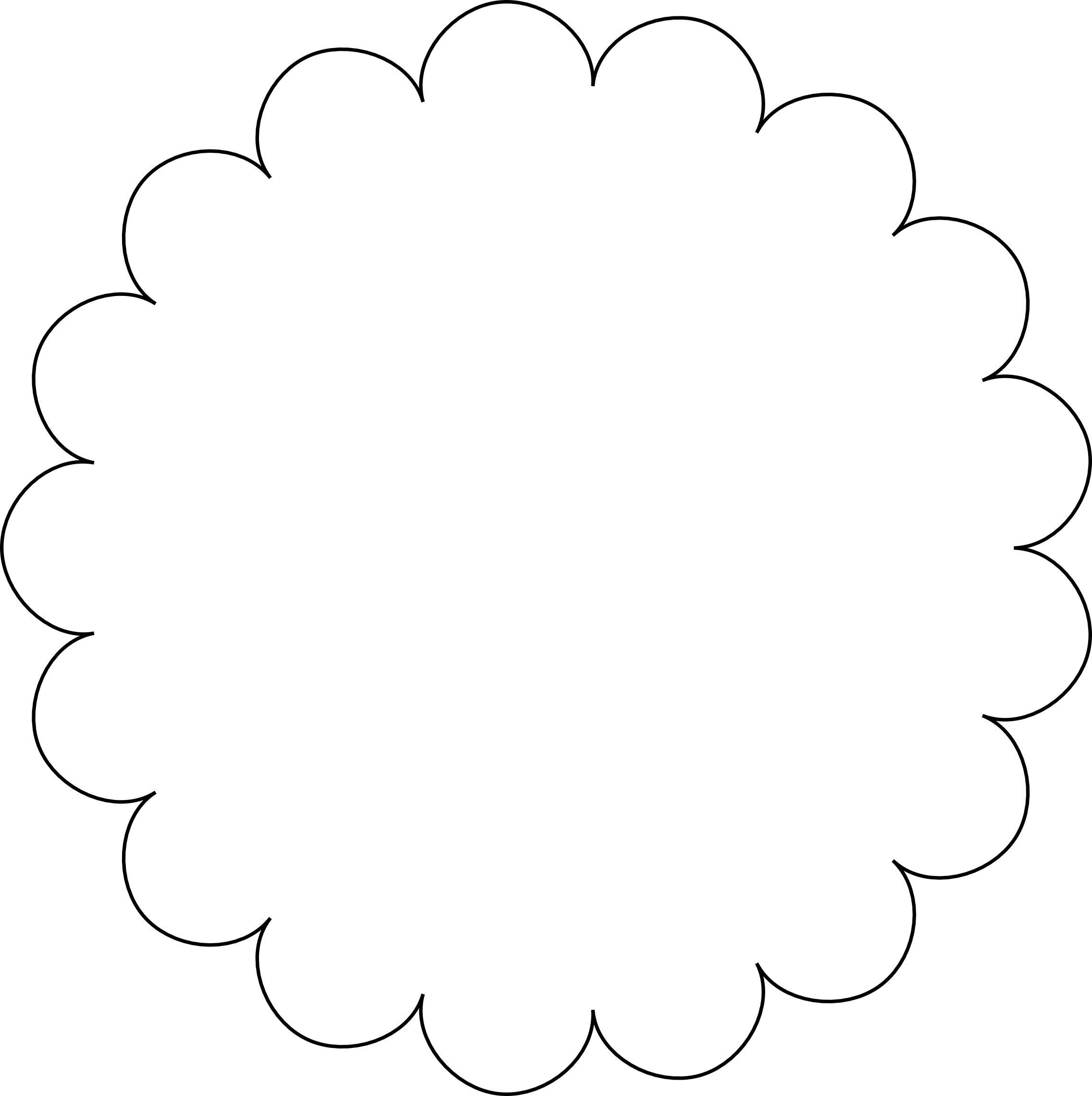 Scalloped Circle Template Free - ClipArt Best