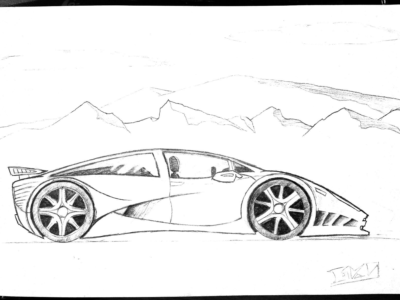 Car Drawing - Gallery