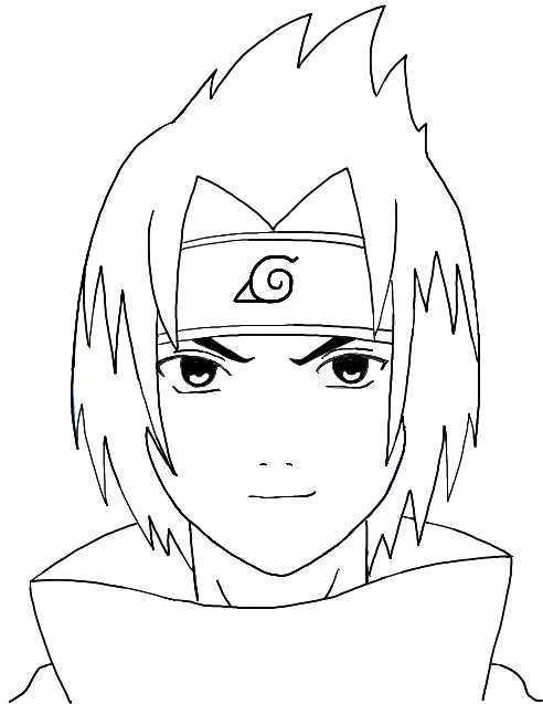 How to Draw Sasuke Uchiha from Naruto Step by Step Drawing ...