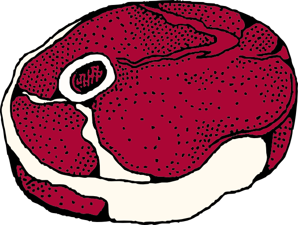 Leg Steak clip art - vector clip art online, royalty free & public ...