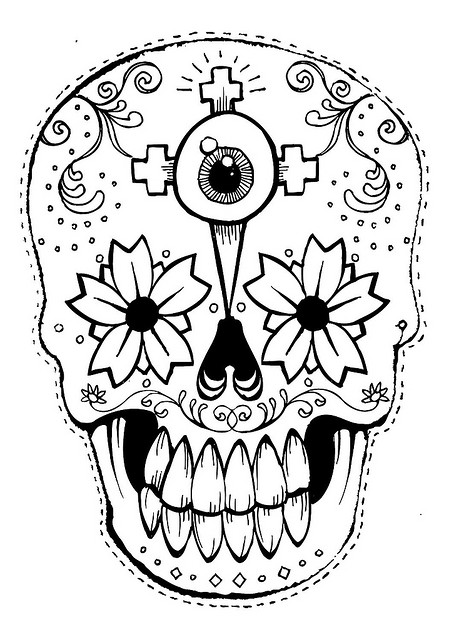 Pictxeer » Search Results » Printable Day Of The Dead Masks