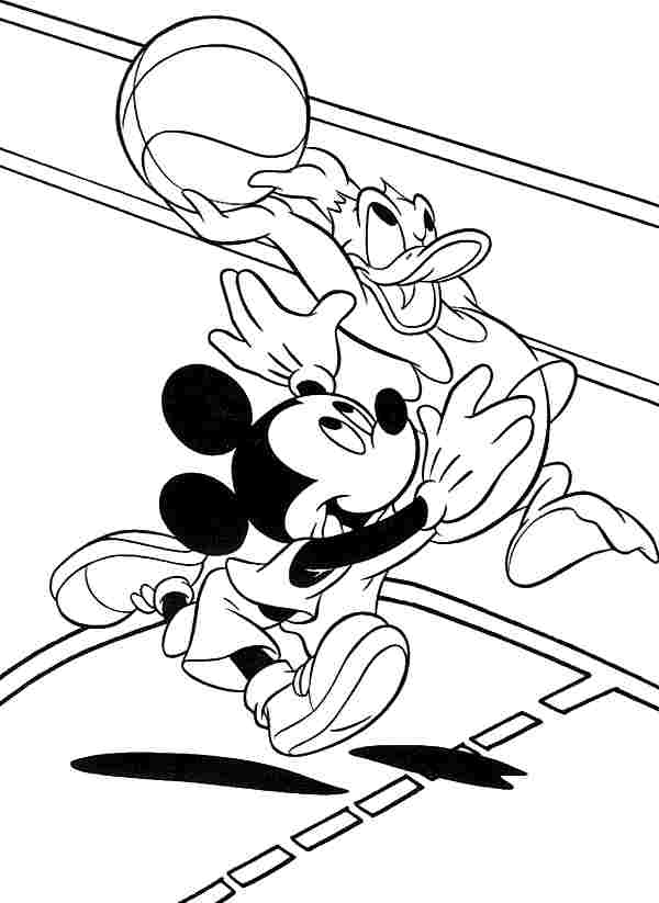 Printable Cartoon Disney Mickey Mouse Colouring Pages For Kids ...