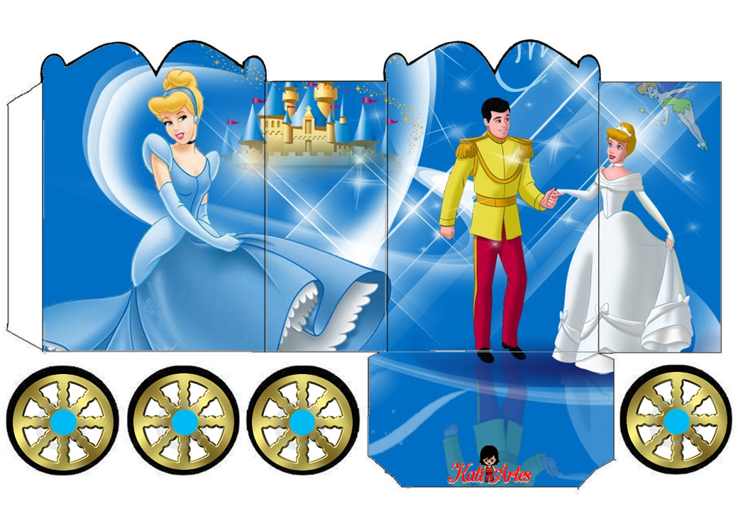 Classic Cinderella: Princess Carriage Shaped Free Printable Box ...