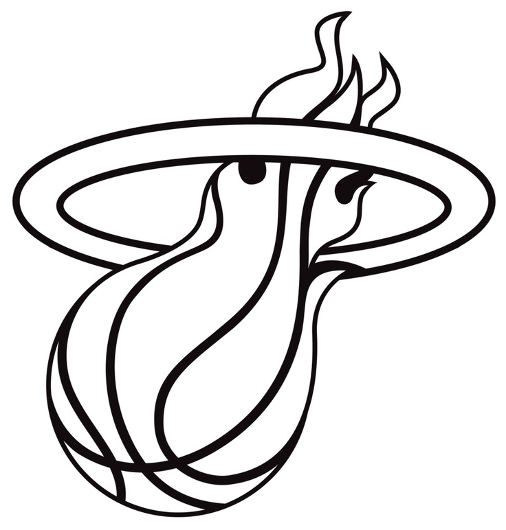 Miami Heat logo - White Hot Heat | NBA | Pinterest