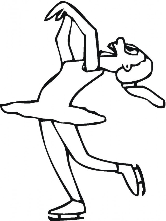 Ice Skating Coloring Pages Tattoo Page 2